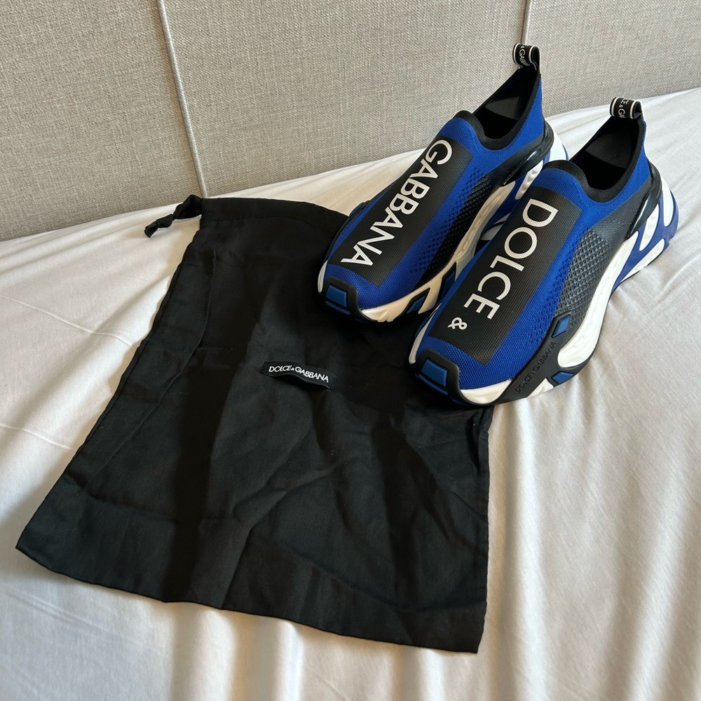 Dolce & Gabbana Stretch Mesh Fast Sneaker with Dust Bag